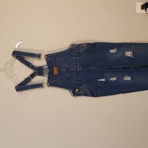 Dark Wash Denim Overalls